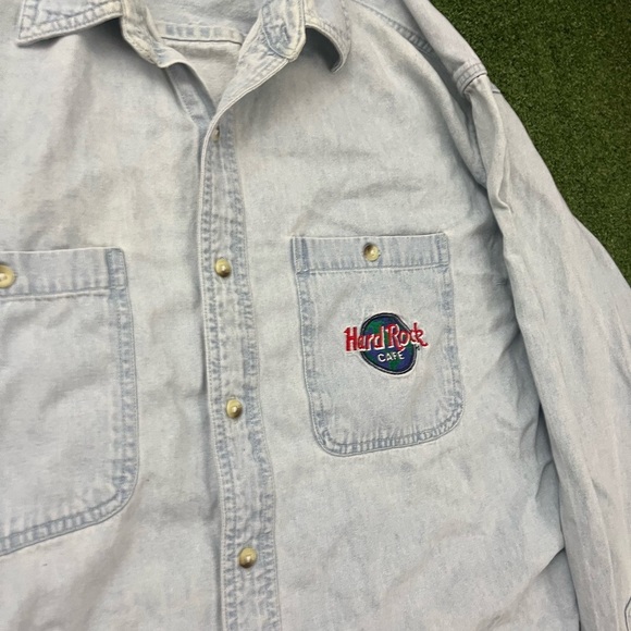 Denim Hard rock Button up - Picture 2 of 6
